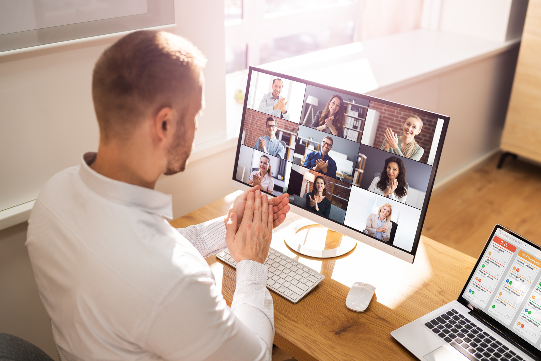 Virtual Conference Meeting Interview